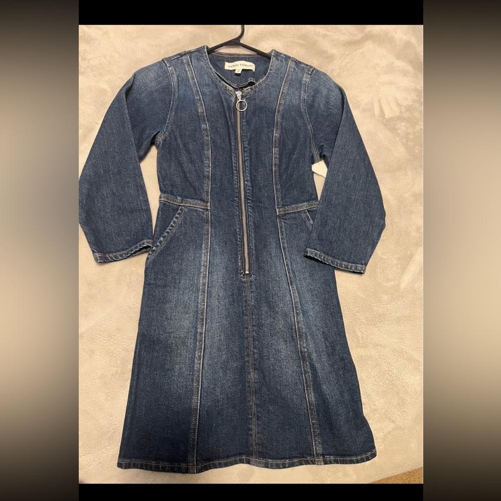 Denim forum dress